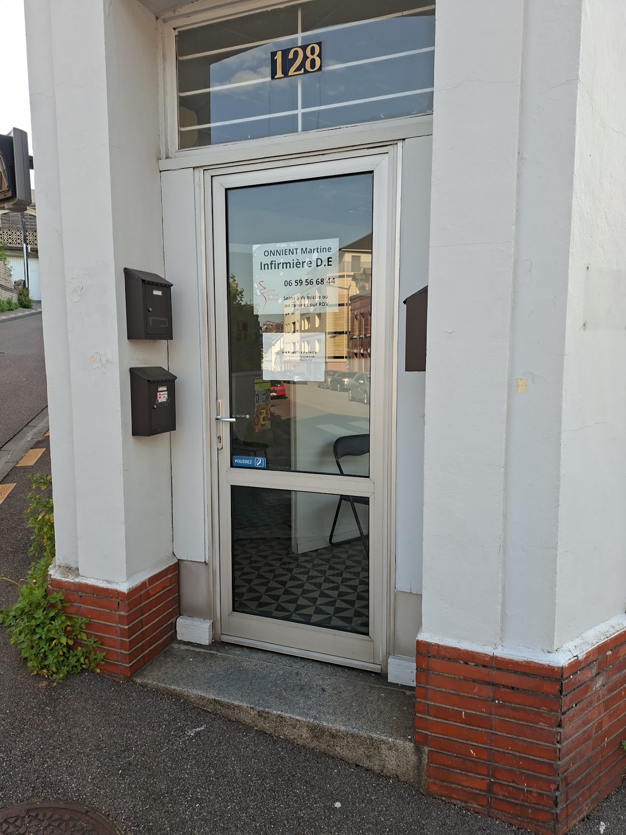 Porte d'entrée du cabinet - Psychologue Rouen